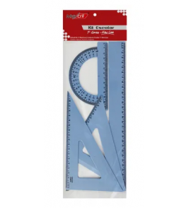 Kit escolar 1 grau new line cores pasteis Maxcril/Waleu