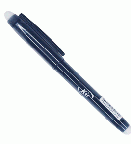 Caneta gel preta apagável Kit