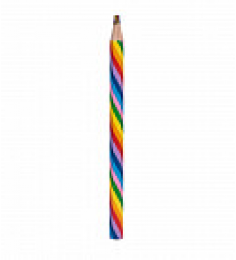 Lápis de cor arco-íris jumbo sextavado Lyke