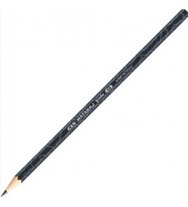 Lápis de escrever grafite número 4b nataraj preto sextavado Cis