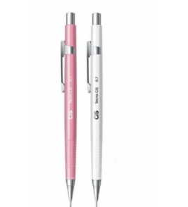 Lapiseira grafite 0.7mm técnica com borracha cores Cis