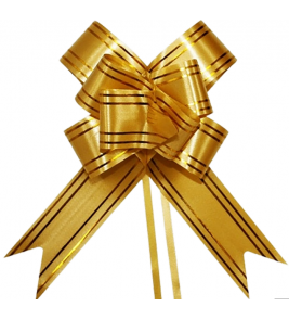 Laço fácil para presente 20.5cm dourado Make+