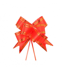 Laço fácil para presente 28cm vermelho KIT