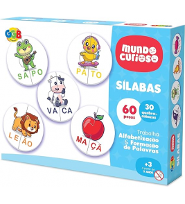 Quebra-cabeça silabas 60 peças Ggb Plast
