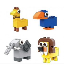 Apontador simples safari com lego Tilibra