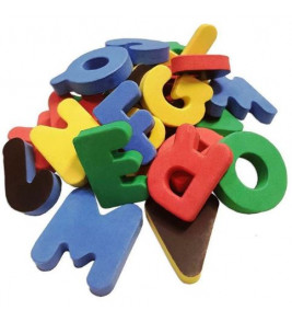 Abc + vogais e.v.a magnético 5cm x 8mm 31peças Evamax