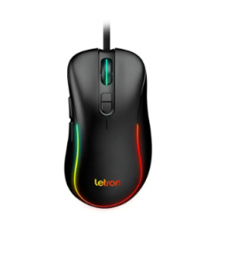 Mouse gamer 1618b com led 7200dpi preto Letron
