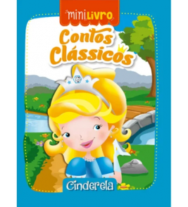 Livro história mini cinderela 16 páginas Ciranda Cultural