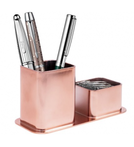 Porta caneta clips 3030 rg metalizado rose  Dello