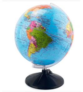 Globo terrestre 30cm politico studio Libreria 