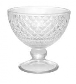 Taça para sobremesa cristal bico de abacaxi 260ml Lyor