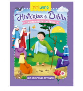 Livro história minilivro ensinamentos de Jesus 16 páginas Ciranda Cultural