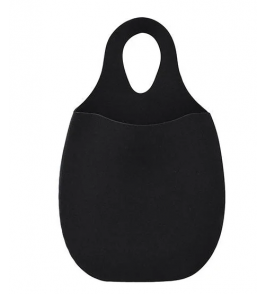 Lixeira para carro neoprene preto Reliza