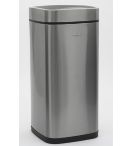 Lixeira inox 28 litros tampa plástica com sensor e balde Prat-k
