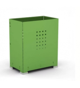 Lixeira aço lix-an01 verde Pandin