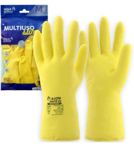 Luva multiuso latex pequena amarela Diversos 01