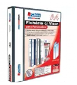 Pasta fichário a4 1713 az 2 argolas com visor para person Chies 