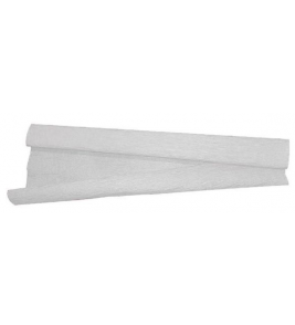 Papel crepom parafinado branco 48cmx2m crep Diversos