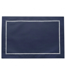 Lugar americano retangular 45x30cm azul Lyor