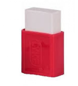 Borracha branca com capa vermelha Lyke
