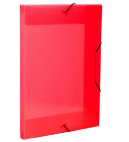 Pasta oficio 40mm com elástico vermelho 504pp-vm Dac