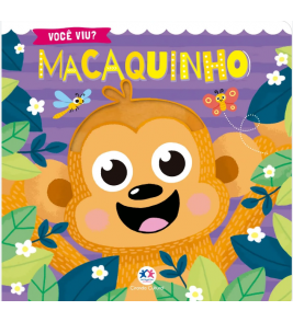 Livro para tocar e sentir macaquinho Ciranda Cultural 