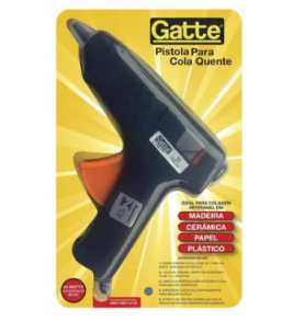 Pistola de cola quente gatte grande 40w bivolt Gatte
