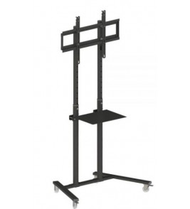 Suporte/pedestal para tv 40-75/ not preto com rodas Multivisão