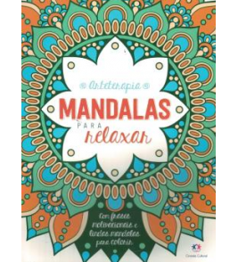 Livro arteterapia mandalas para relaxar Ciranda Cultural