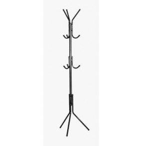 Mancebo hall preto com 9 gancho 167x42x42 Multivisão