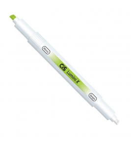 Marcador de texto lumini-x verde marca/apaga Cis