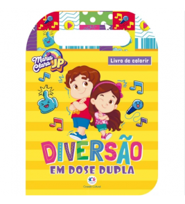 Livro para colorir com alça Maria Clara e JP Ciranda Cultural