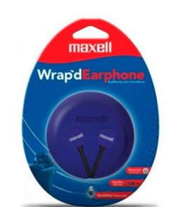 Fone de ouvido com microfone com flat wr360 azul mxh-ie1 Maxell