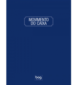 Livro movimento caixa pequeno com 90 folhas 134x205mm Bahia Artes Gráficas