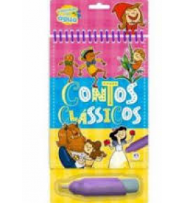 Livro para colorir com água contos clássicos Ciranda Cultural