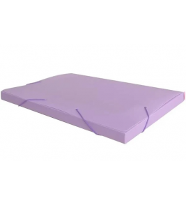 Pasta oficio 20mm com elástico lilás pastel Acp