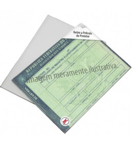 Porta documento para carro dut acrílico cristal 80x110mm Dac