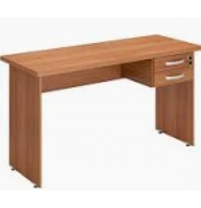 Mesa para escritório eco castanho com gaveta 1.50mt M.Bello