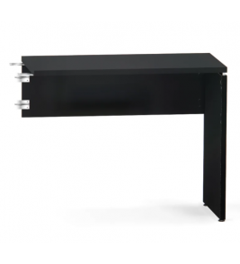 Mesa complemento para escritório mc900p40 preta 90cm Pandin