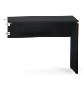 Mesa complemento para escritório mc900p40 preta 90cm Pandin