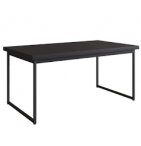  Mesa para reunião prime preta 1.80mt pé tubular M.Bello