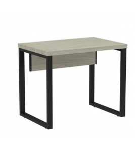 Mesa para escritório m900p40tub naturalle e preto 90x60cm Pandin