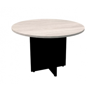 Mesa para reunião mrr1100p25pp nogueira casablanca e preto 1.10mt Pandin