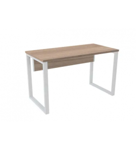 Mesa para escritório m900p25tub cor naturalle e branca 90x60cm Pandin