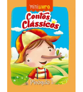 Livro história mini pinóquio 16 páginas Ciranda Cultural