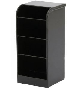 Porta objeto diagonal com 4 divisórias black piano Maxcril/Waleu