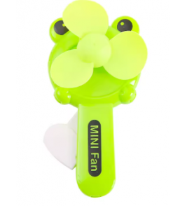 Ventilador mini sapinho verde Pais e Filhos