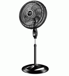 Ventilador coluna 40cm 8 pás preto 220v 140w Mondial 