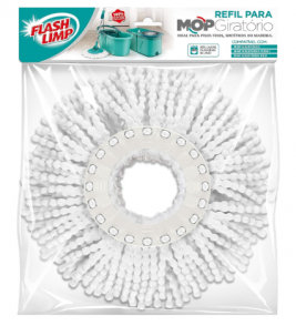 Refil microfibra para mop giratório Flash Limp