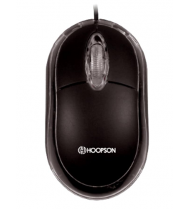 Mouse USB 1200DPI preto Hoopson